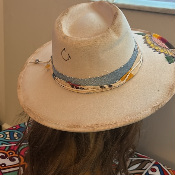 Festive  Sunflower Rancher Hat - Picture 6 of 10